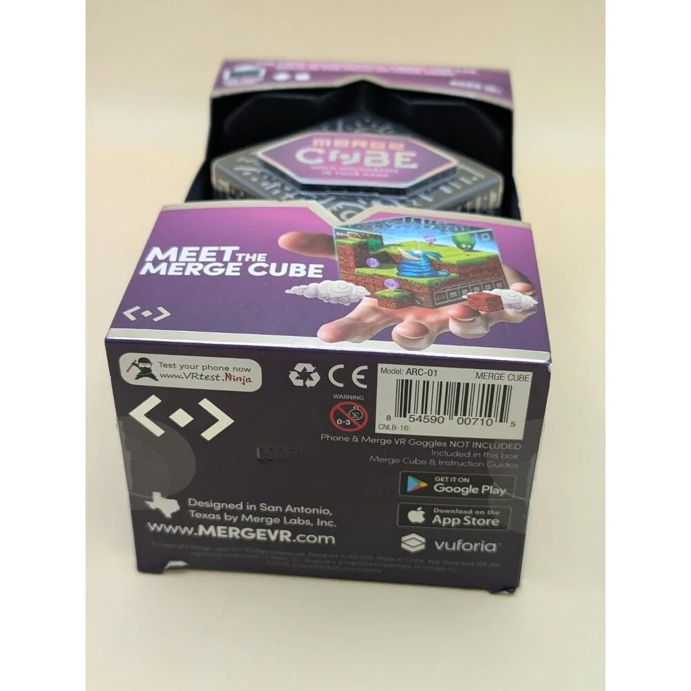 MERGE Cube - Hold Holograms in Your Hand with Award Winning AR Toy for Kids New
